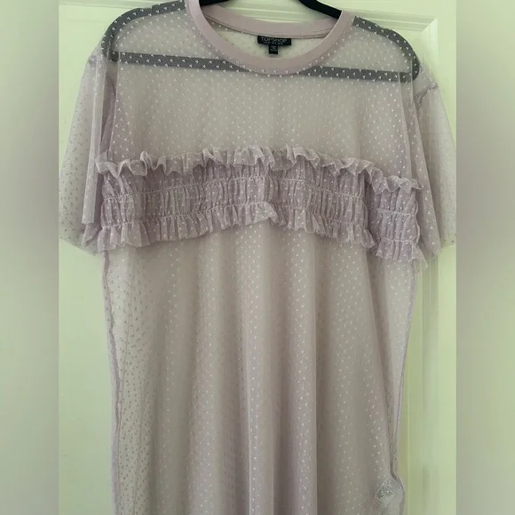 NWOT✨ Topshop Sheer Top - Picture 4 of 9